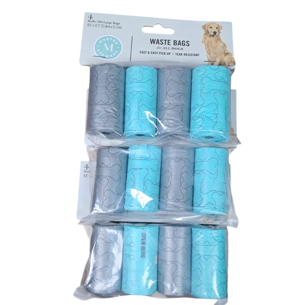 Martha Stewart Waste Bags‎ For Dogs 12 Rolls 180 Bags Large